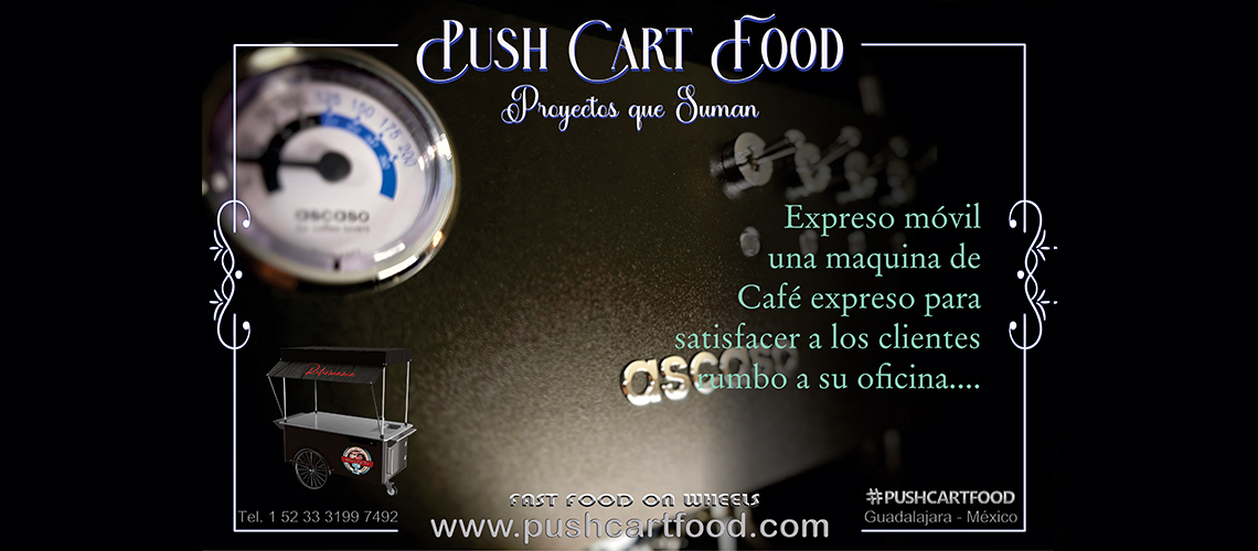 Coffee Push Cart en Guadalajara