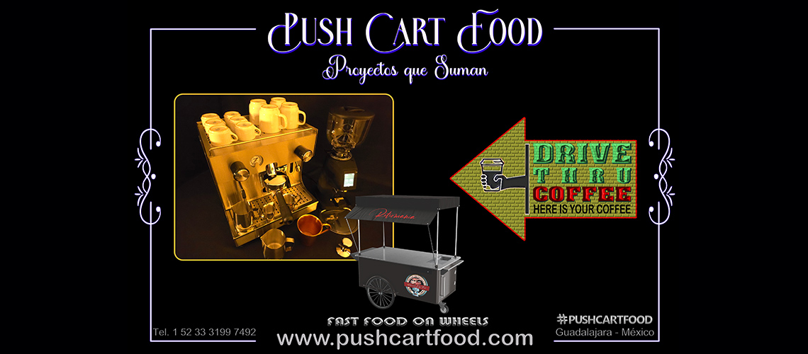 Coffee Push Cart 
