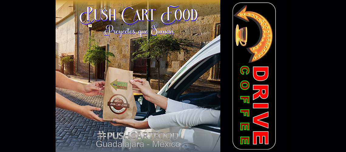 Coffee push cart Drive Thru